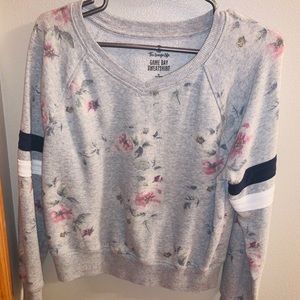 so game day floral sweatshirt